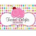 かわいいケーキの名刺